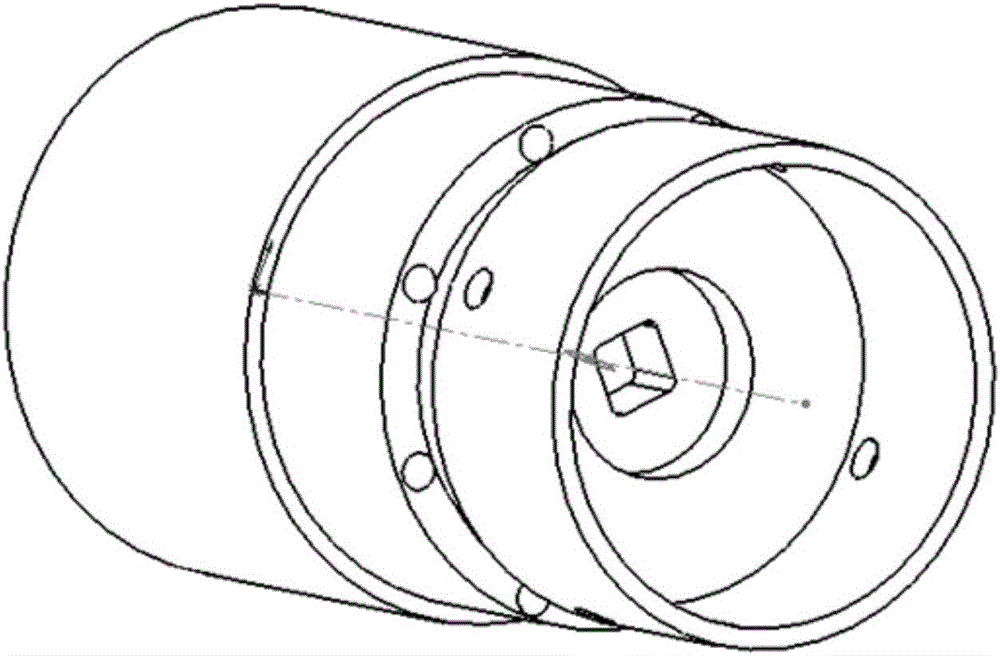 Spiral rotating shaft type local reverse circulation core drill bit