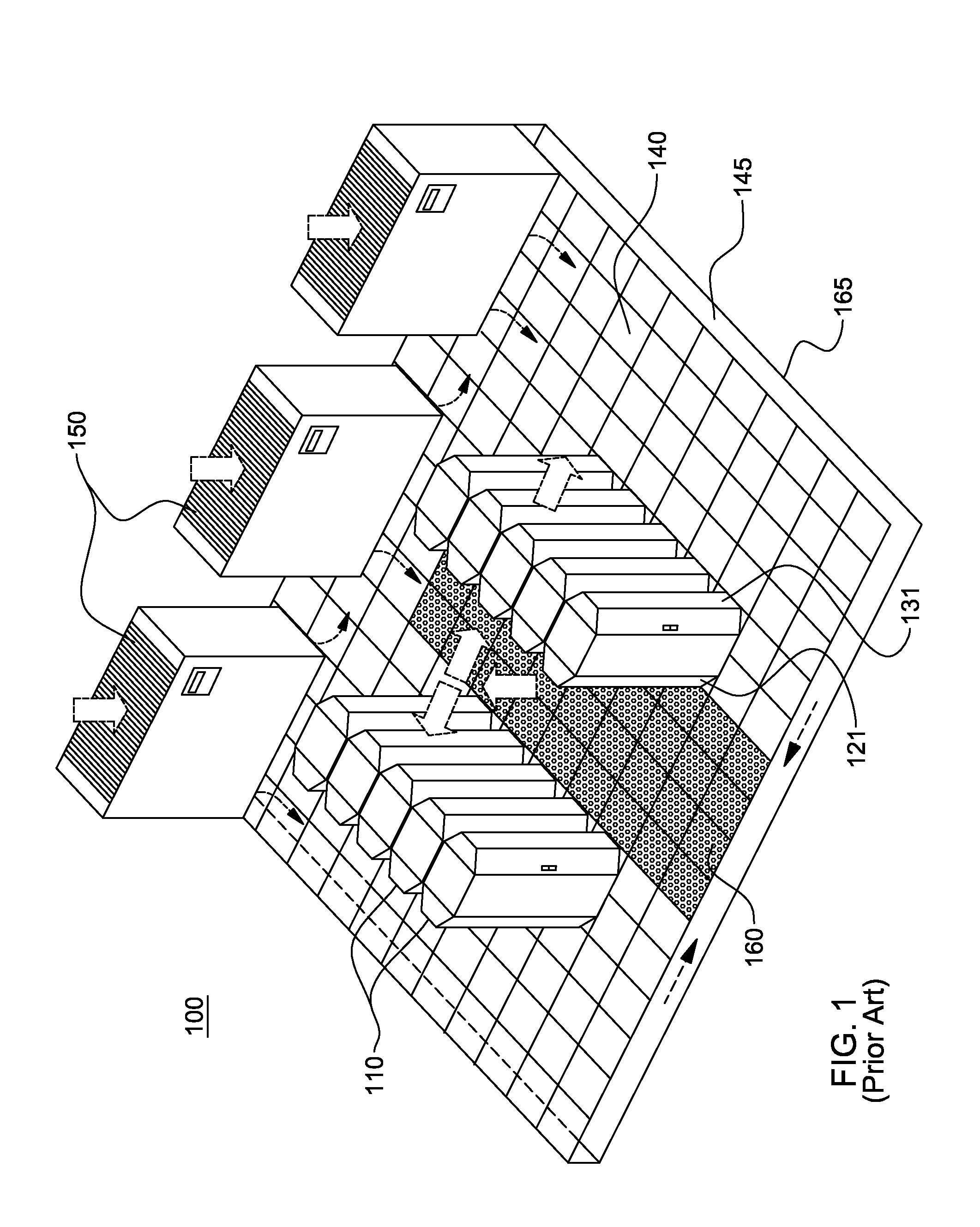 Monitoring method and system for determining rack airflow rate and rack power consumption