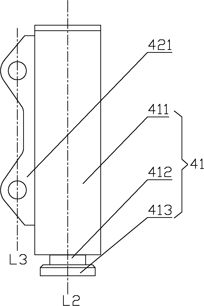 Movable crane and balance weight connecting device thereof