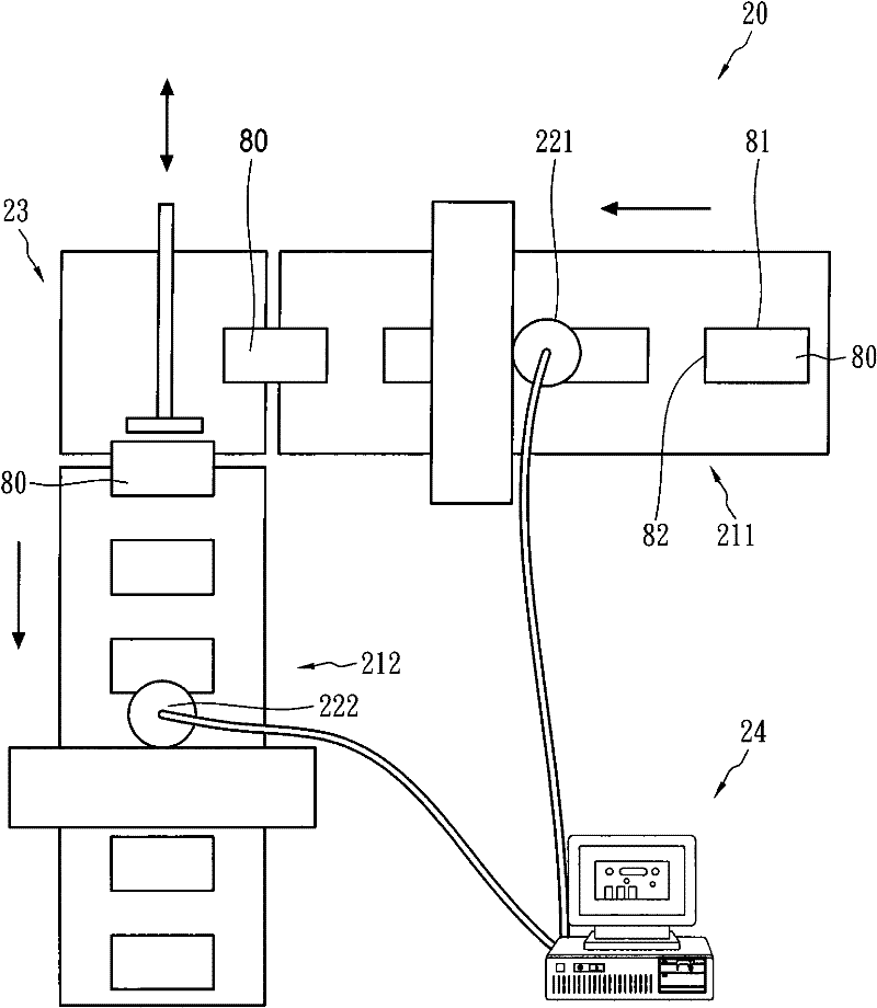 Quadratic element optical measuring device capable of continuously conveying objects to be measured