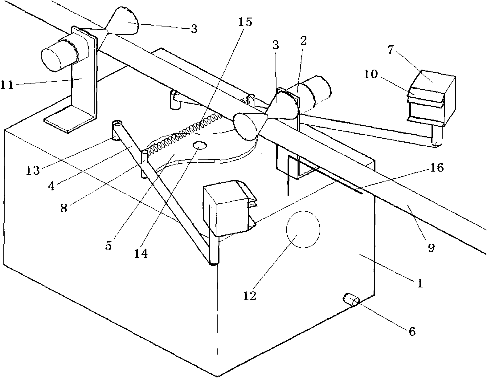 Deicing device for high-voltage power transmission cable
