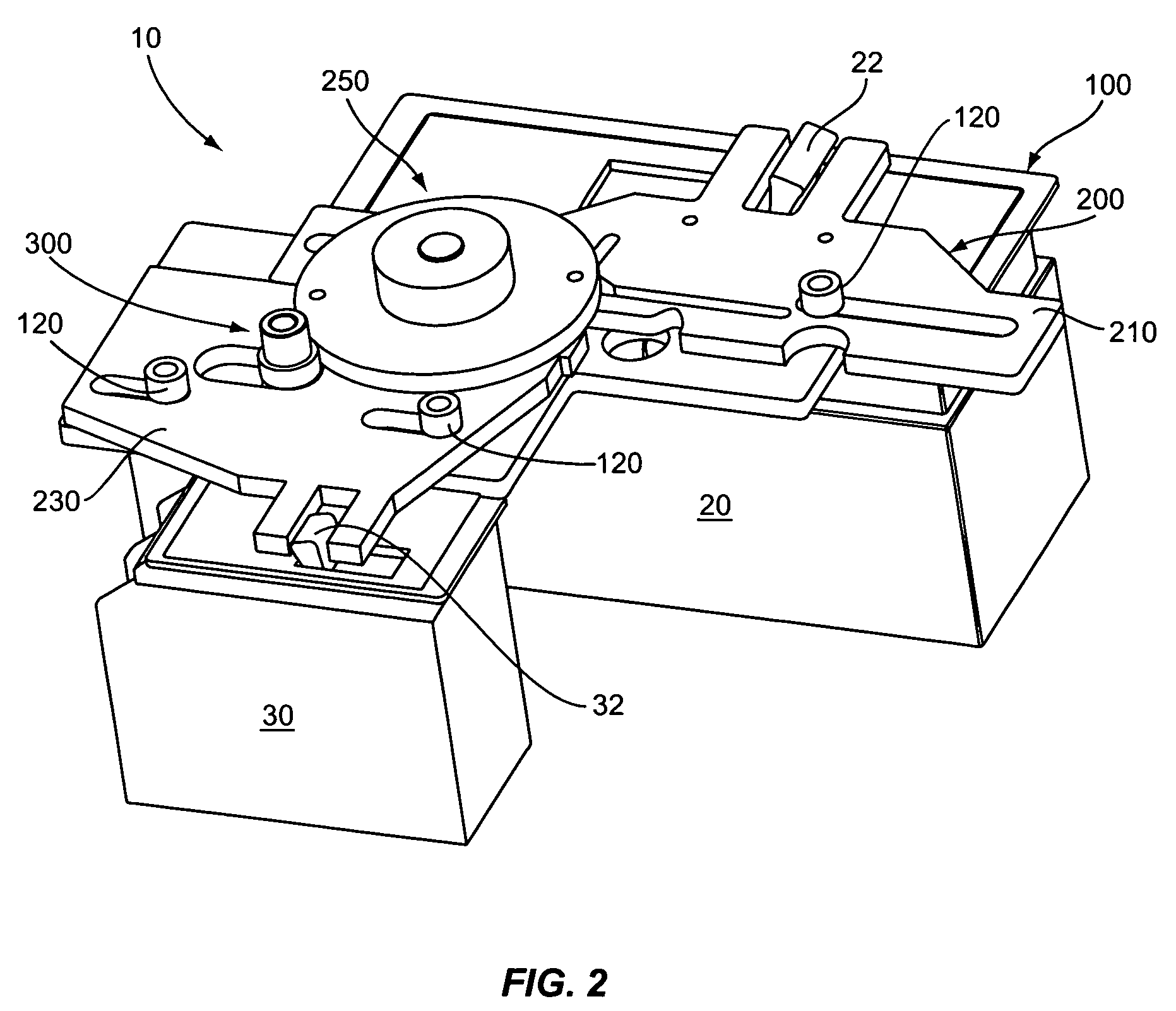 Switching mechanism with mechanical interlocking and manual override
