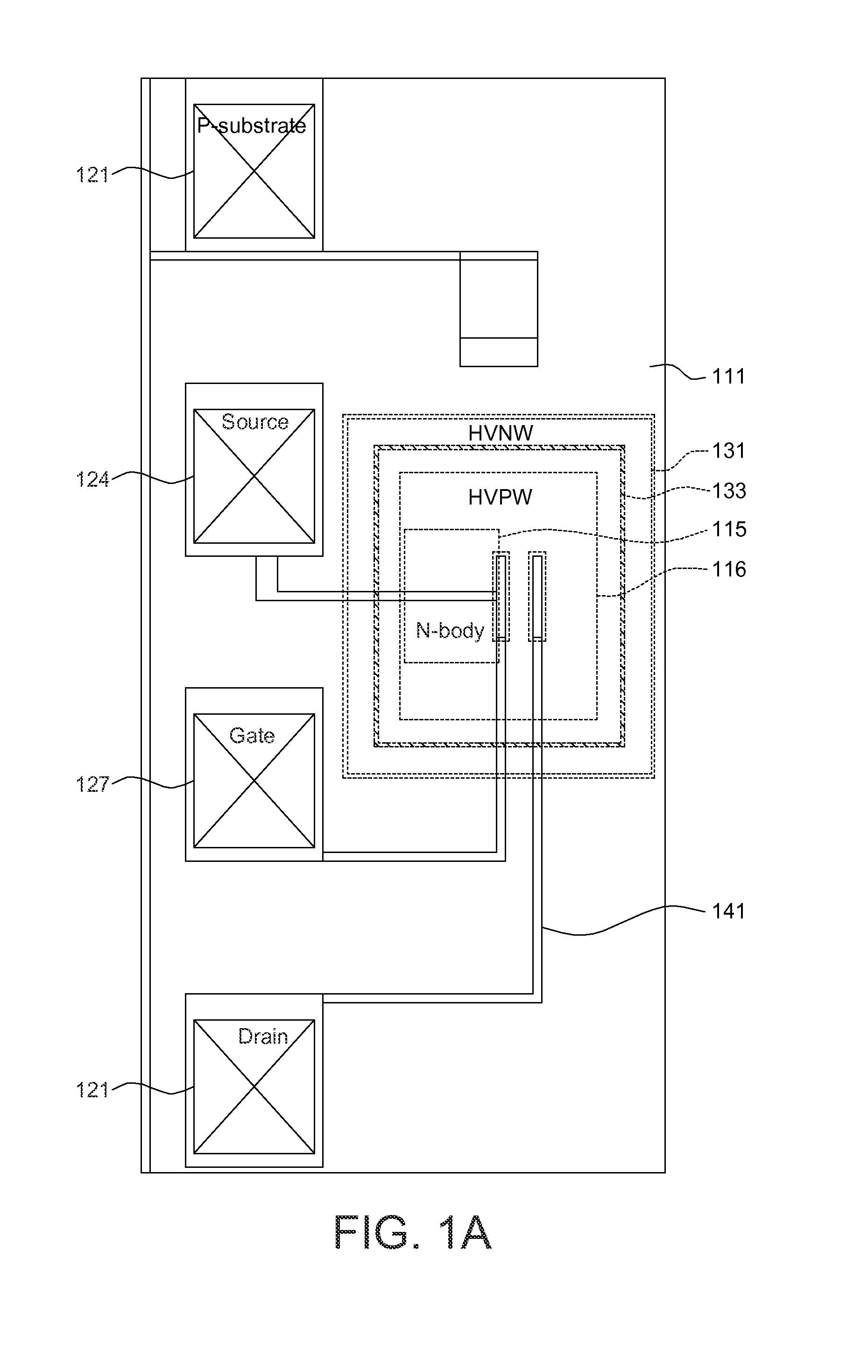 Field device and method of operating high voltage semiconductor device applied with the same