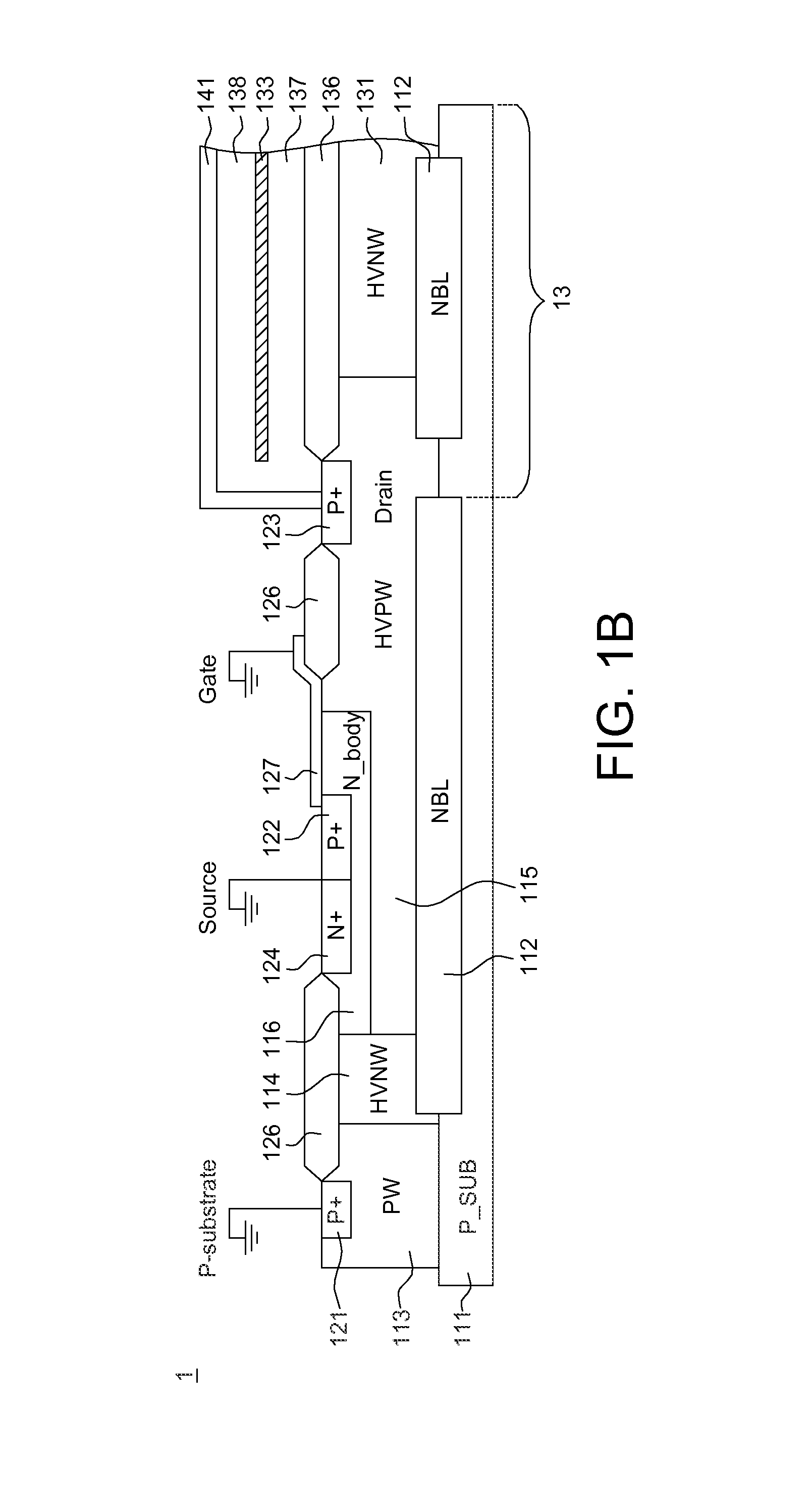 Field device and method of operating high voltage semiconductor device applied with the same