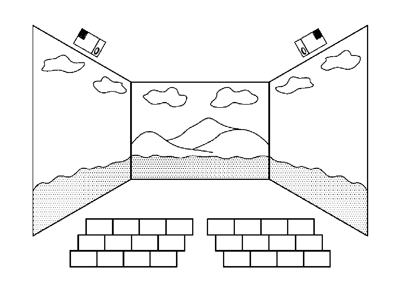 Method of correcting image-overlapped area, recording medium and execution device