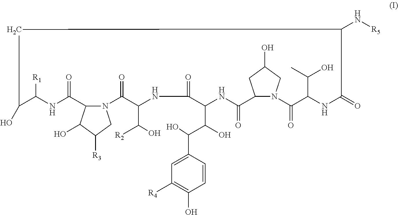 Echinocandin derivatives