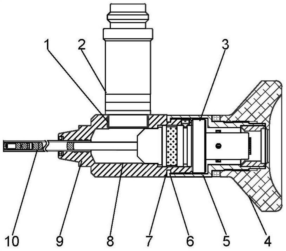 Endoscope rear end structure