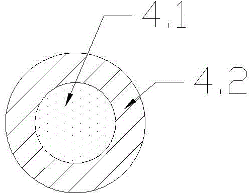 High-temperature-resistant braking device for bicycle