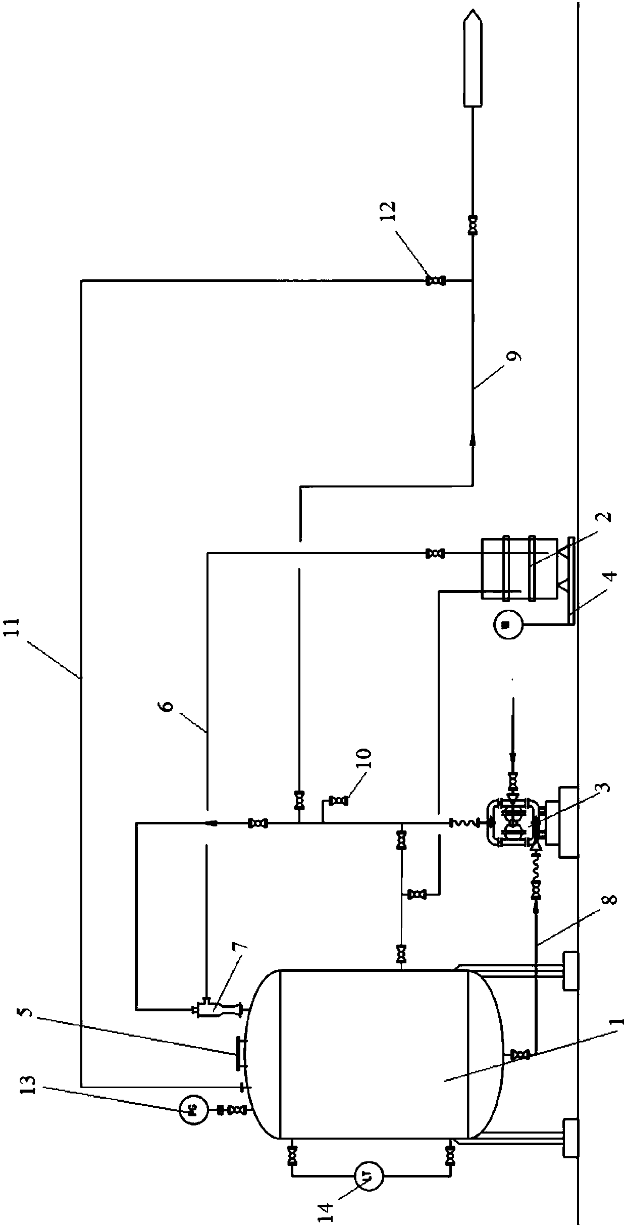 Ferric chloride ito etching solution preparation system