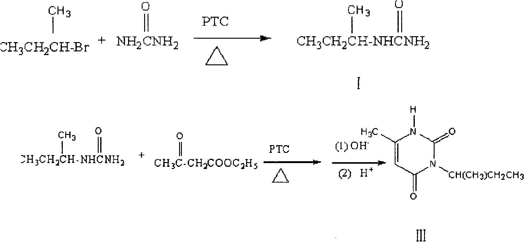 Method for synthesis of 5-bromine-3-sec-butyl-6- methyl uracil