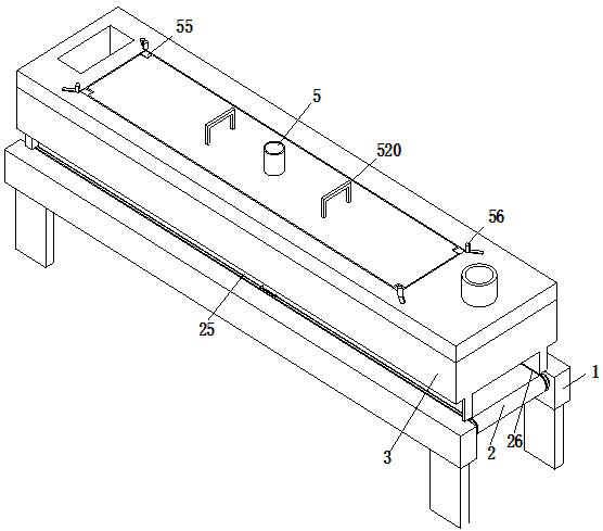 Dust removal device for cement clinker automatic production line