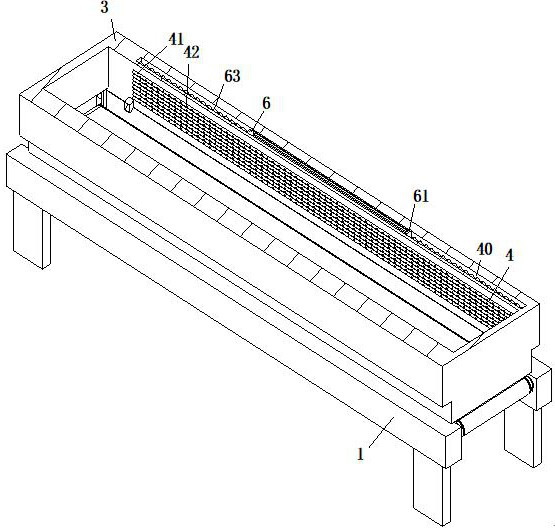 Dust removal device for cement clinker automatic production line