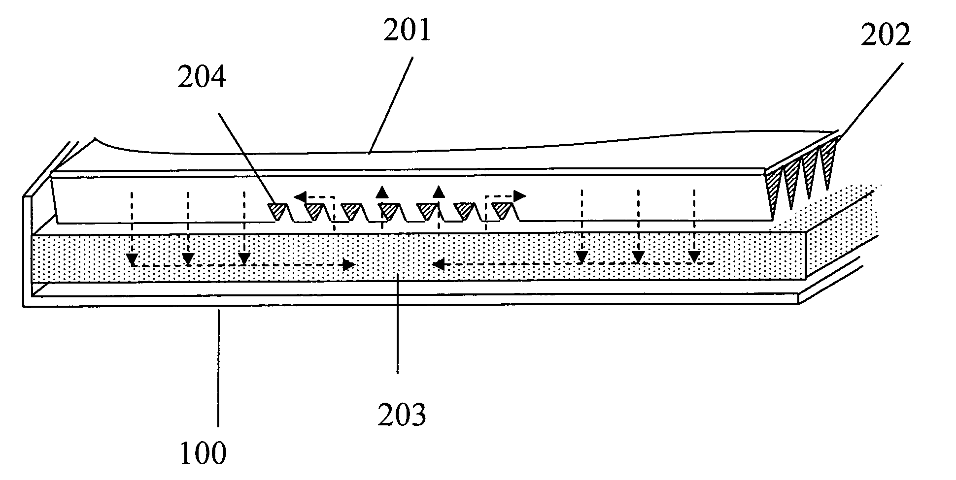 Flat-plate heat pipe containing channels