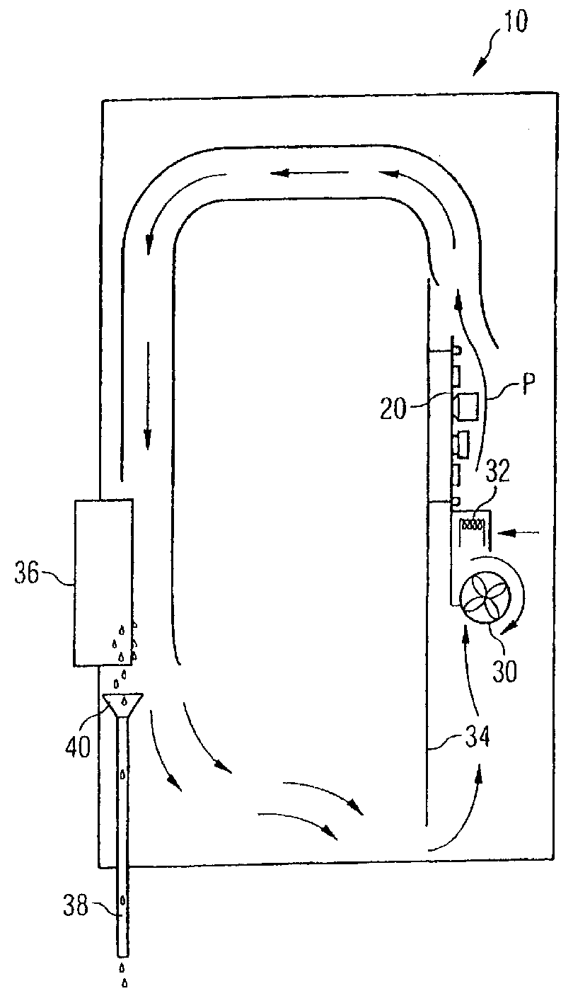 Switch cabinet for a wind turbine and method for operating wing turbine