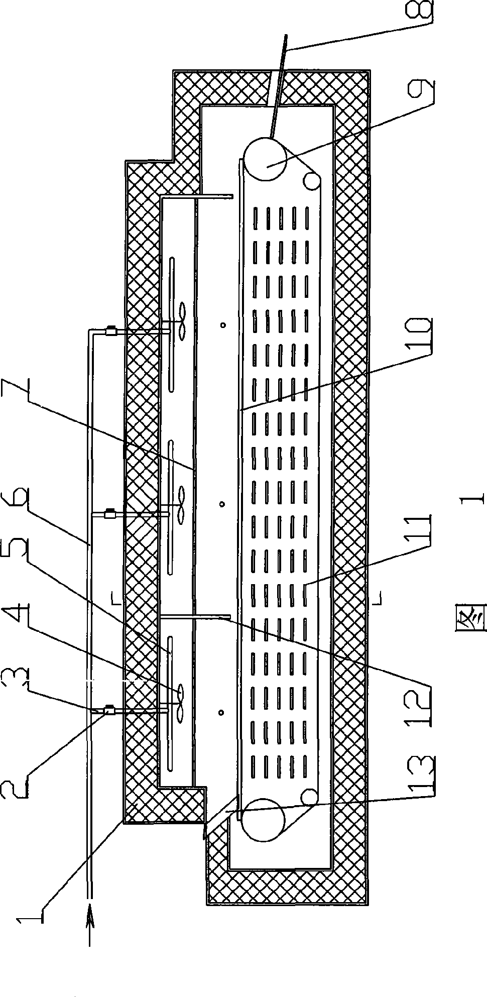 Conveyer belt type cryogenic treatment apparatus