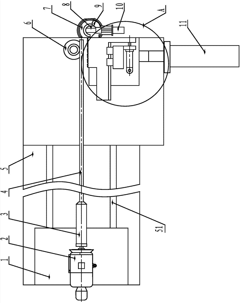 Automobile oil pipe pressing machine