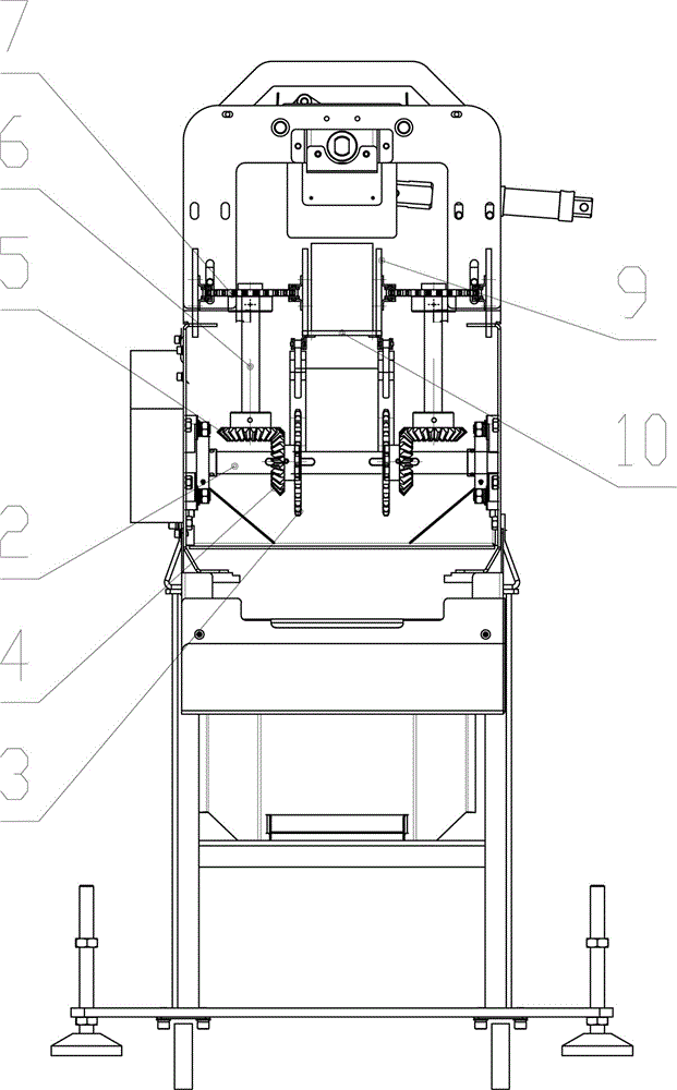 High speed split magazine conveying device for fine dried noodles