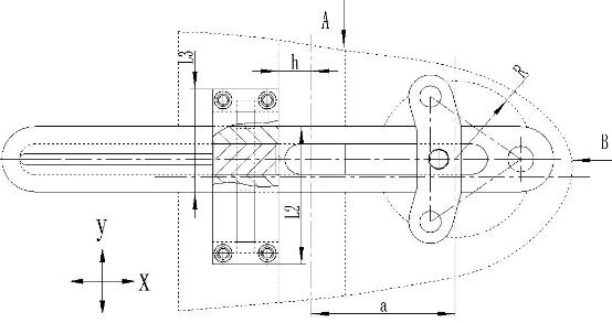 Eccentricity measuring device for three-eccentric center butterfly valve body