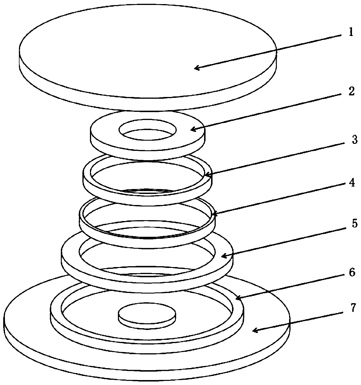 In-situ device for measuring surface thermal stress of thermal barrier coating system