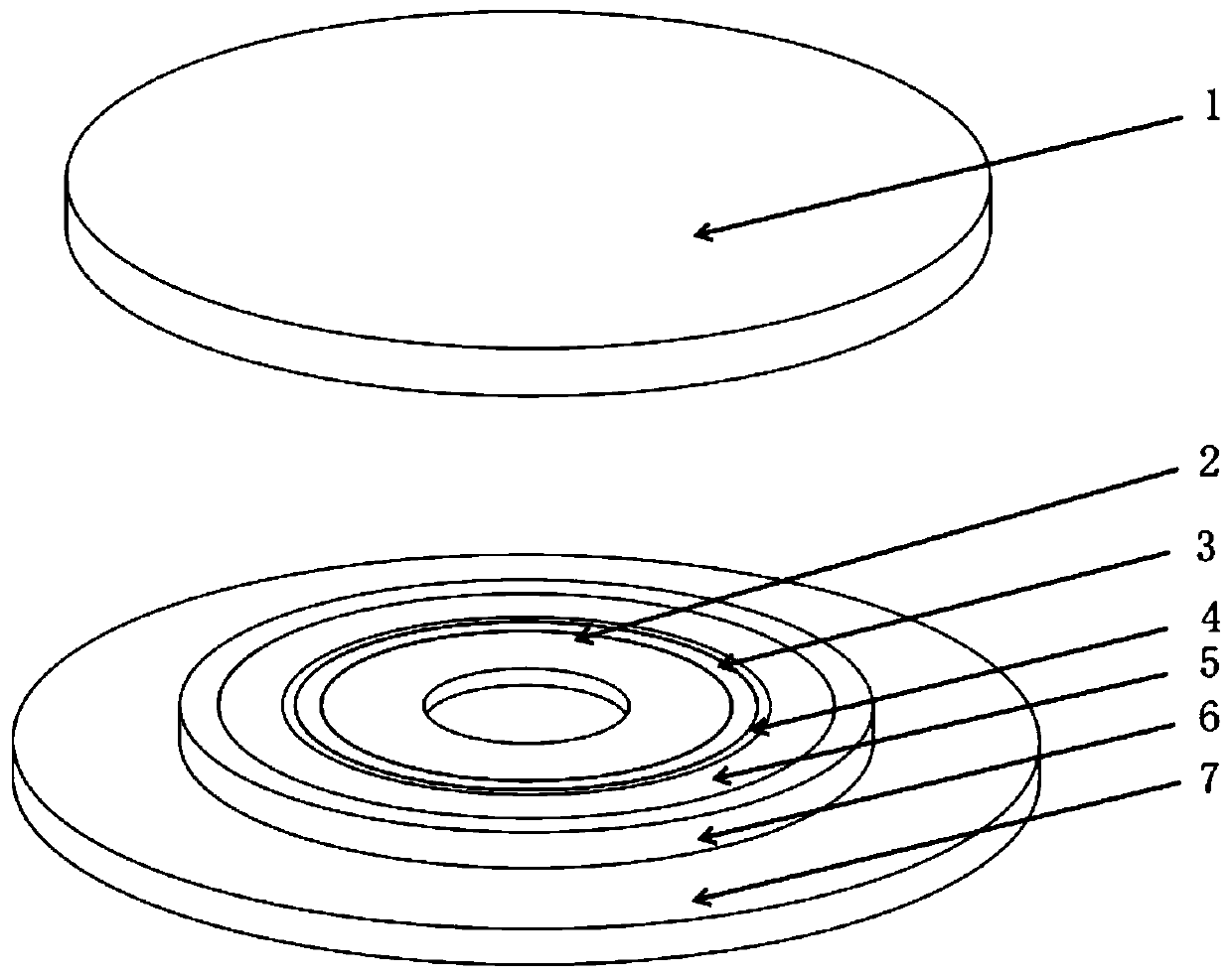 In-situ device for measuring surface thermal stress of thermal barrier coating system