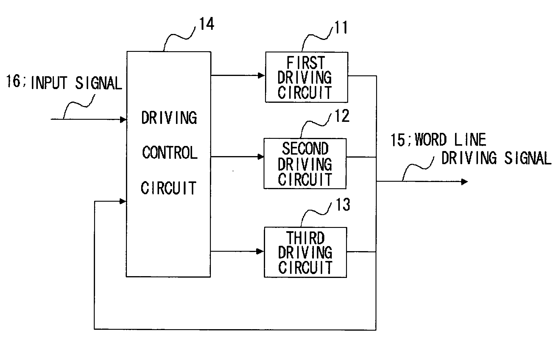 Semiconductor storage device interrupt control circuit