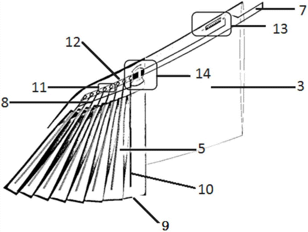 Wing deformation type bionic unmanned aerial aircraft and deformation control method