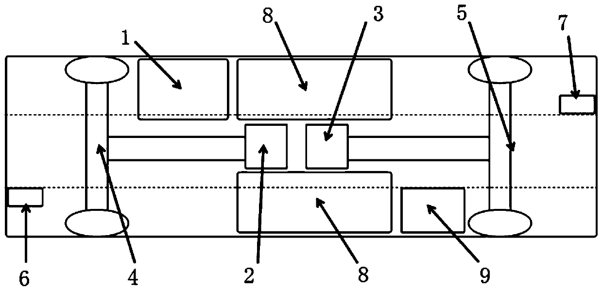 Bidirectional driving electric truck capable of being automatically driven
