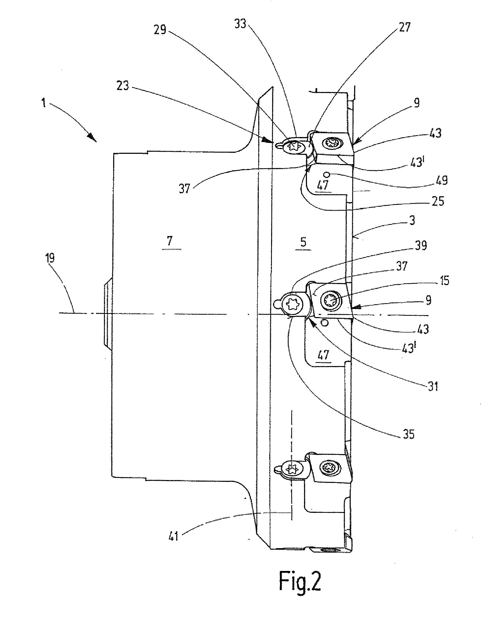 Chip-removing tool