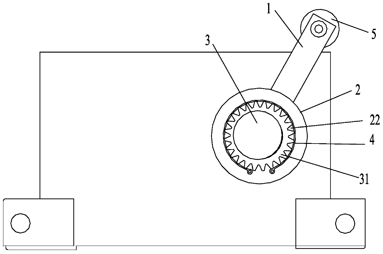 An adjustable mechanical travel limit contact, device and contact adjustment method