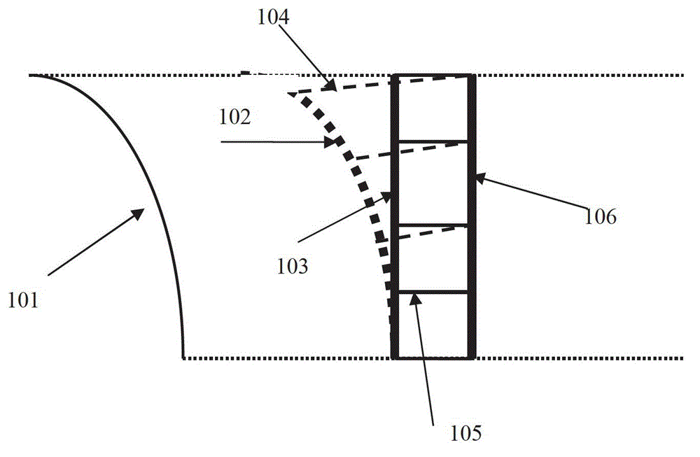 Air blocking space structure