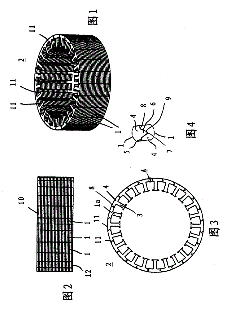 Annular stack of laminations comprised of single-tooth stacks and method of manufacturing a stack of lamination