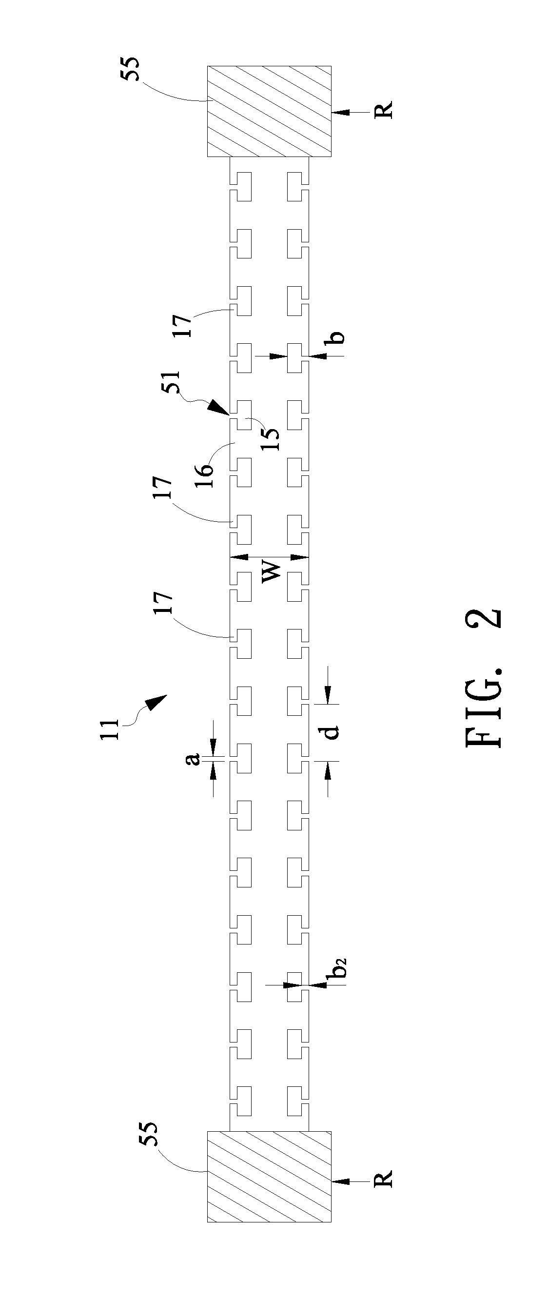 Microstrip isolation structure for reducing crosstalk