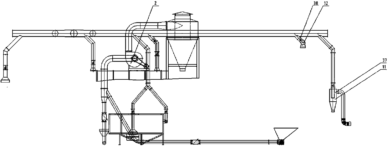 A straw board production and processing system