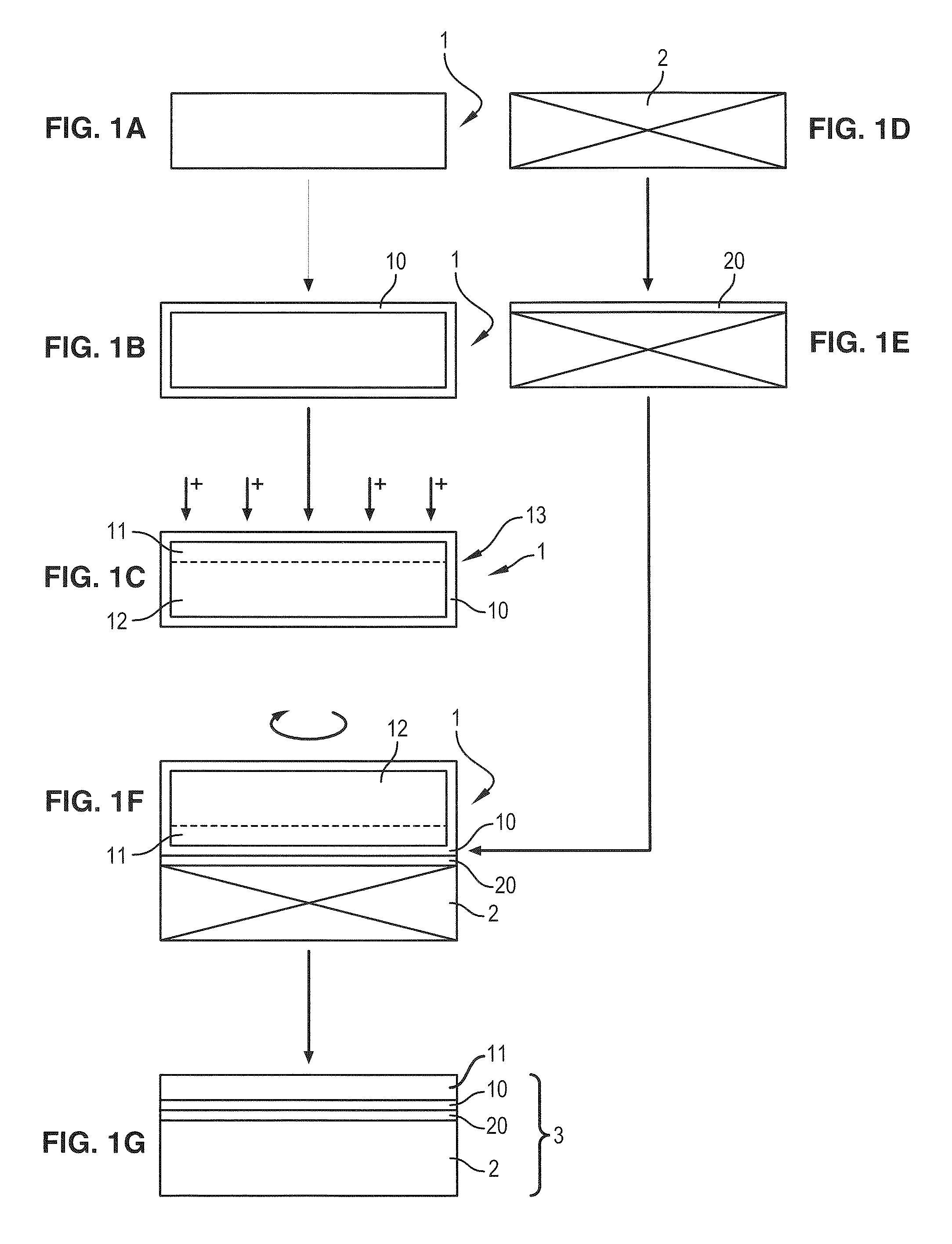 Method for manufacturing a semiconductor-on-insulator structure having low electrical losses, and corresponding structure