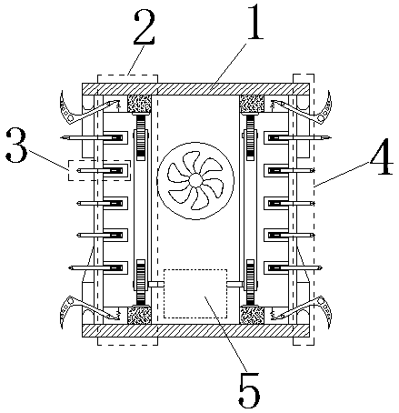 A method for calculating the fan speed of a robot