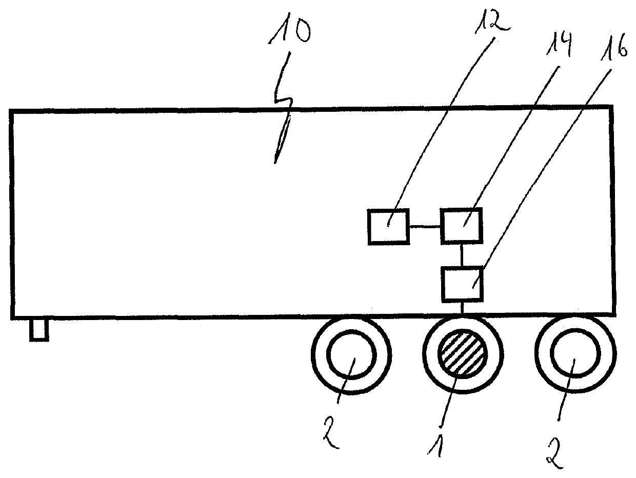 Semi-trailer, semi-trailer truck and method for braking a semi-trailer