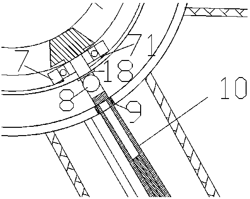 Grass tumbling device driven by belt and capable of speed control