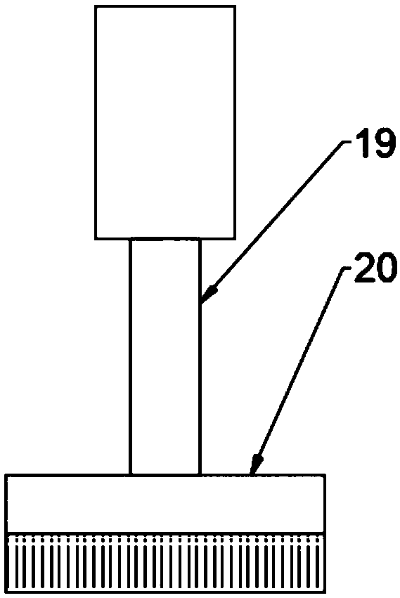 Part cleaning device based on fixed-point scrubbing technology for industrial production