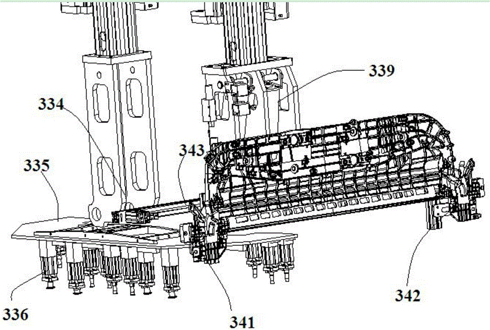 Automatic embedding injection molding equipment for iron parts and injection molding method