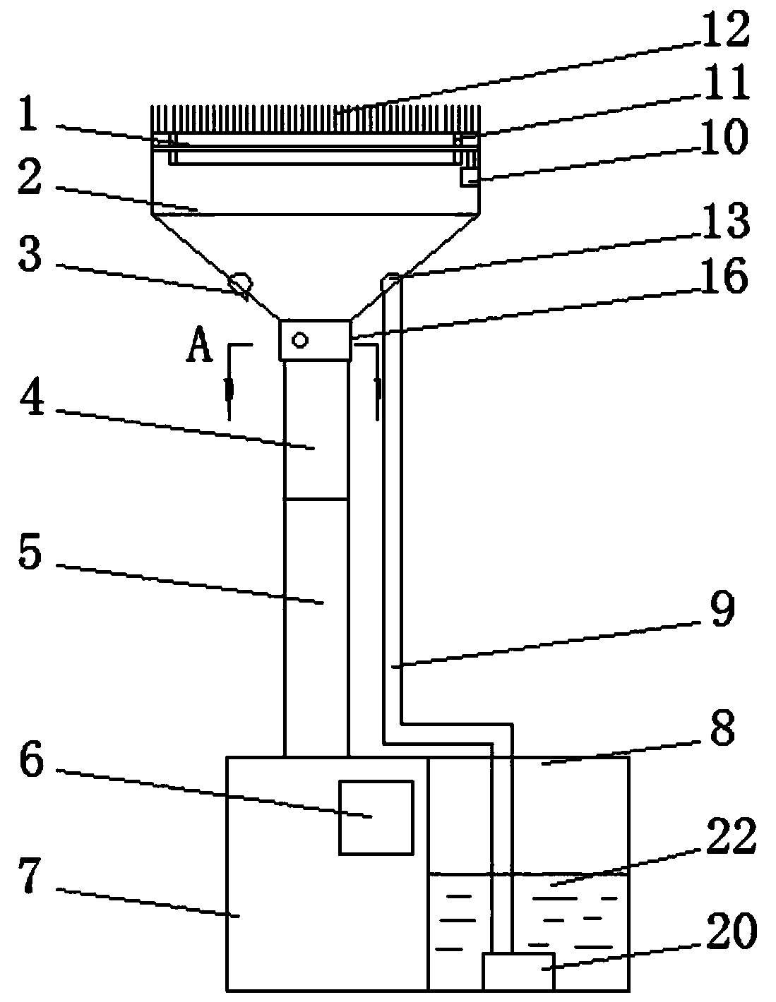 Machine tool with dedusting and deoiling device