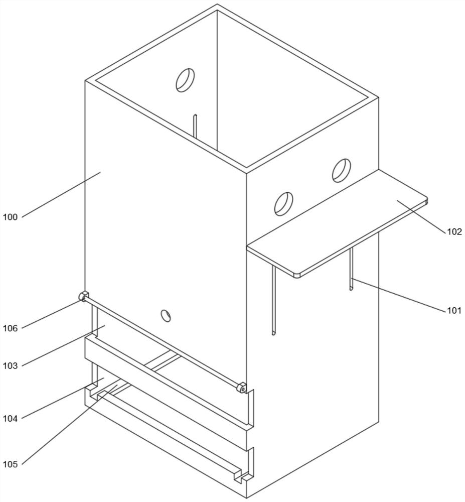 Construction waste garbage cleaning mechanism with recycling structure