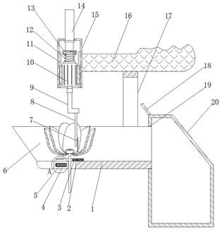 Chinese herbaceous peony petal picking device