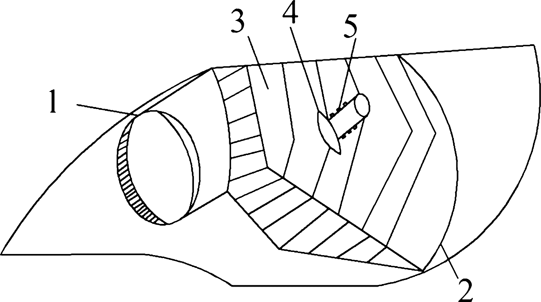 Design method of self-adaptive headlamp based on fly's-eye lens