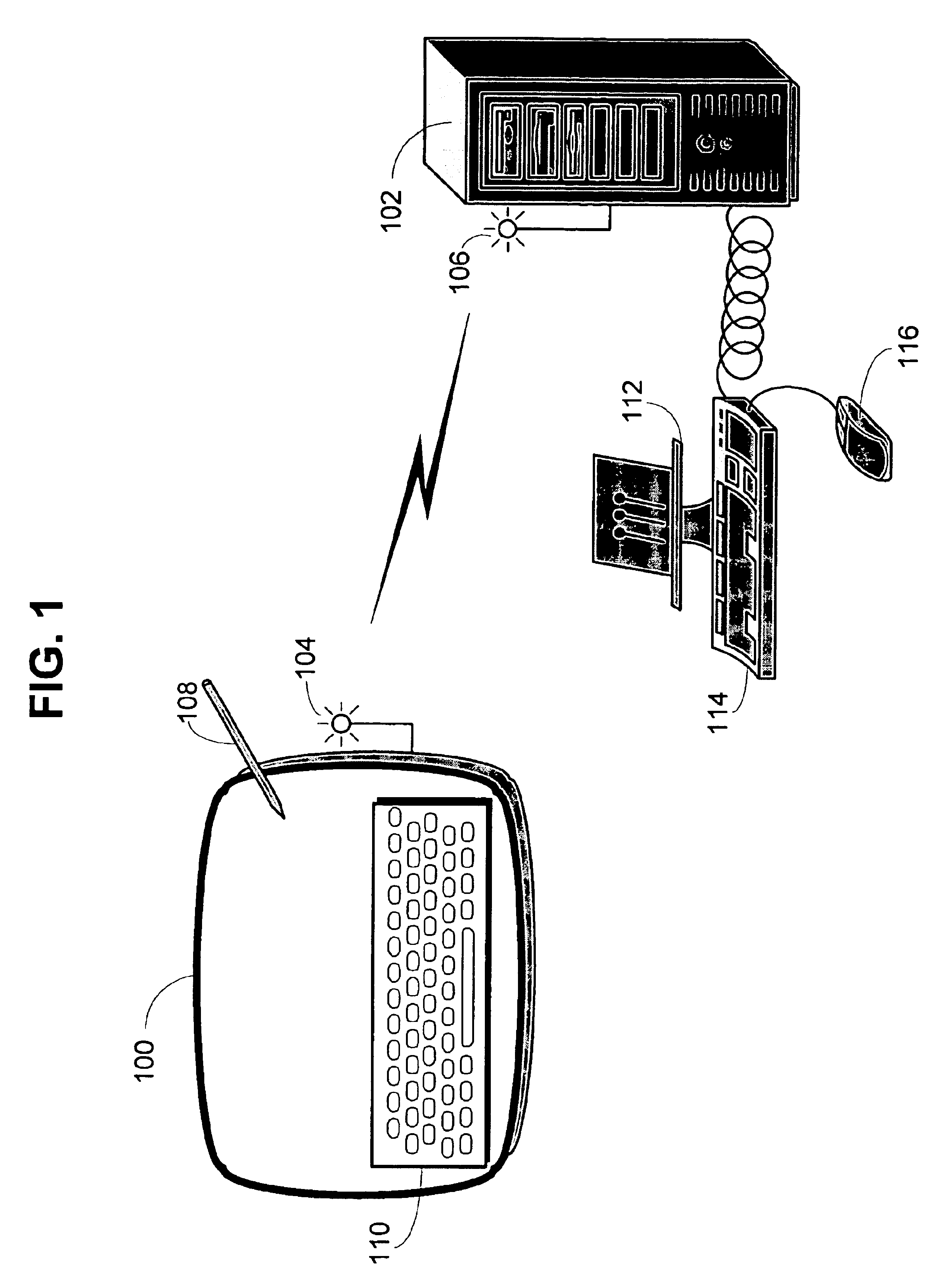 Method and system for using a keyboard overlay with a touch-sensitive display screen