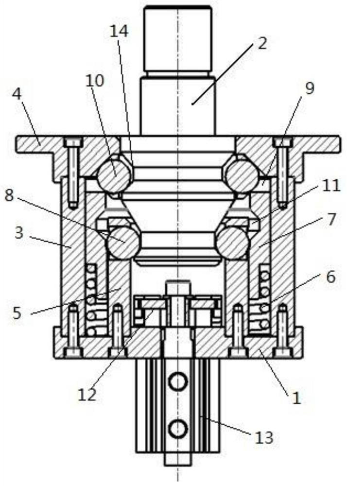 Zero-point positioner structure for production assembly line