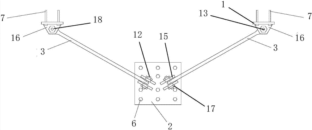 A bridge transverse anti-fall beam device and its construction method