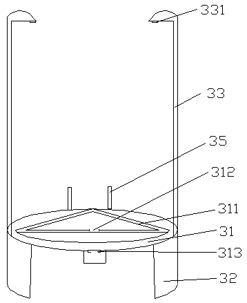 Self-heating device for metal canned food