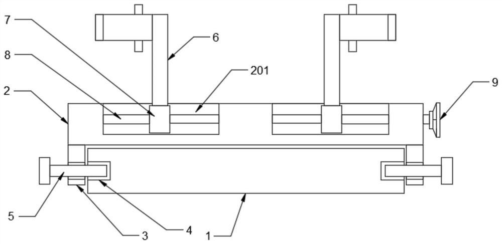 Negative ring duct piece transporting and fixing device for shield