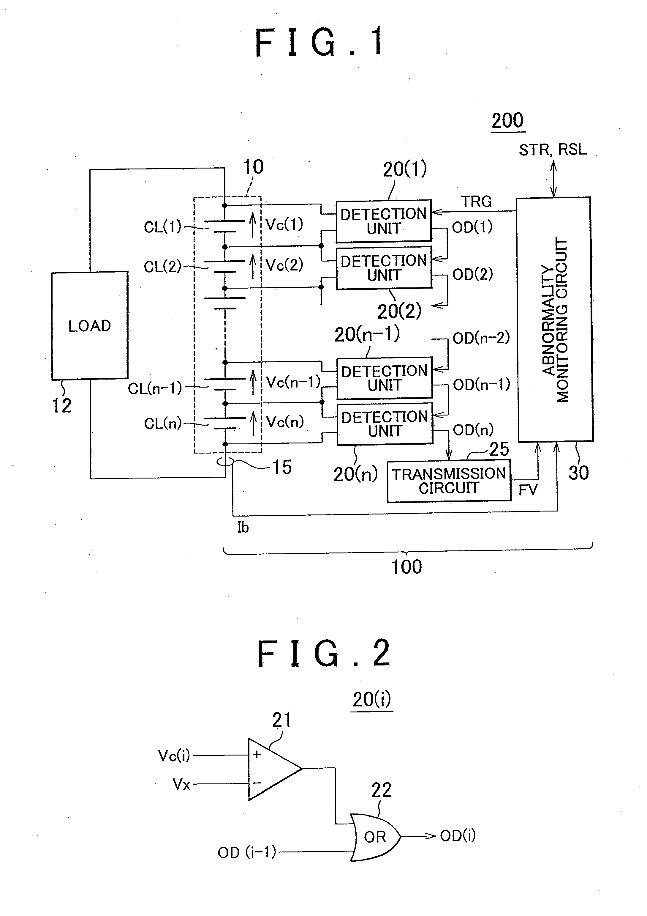 Abnormality detecting system for battery assembly