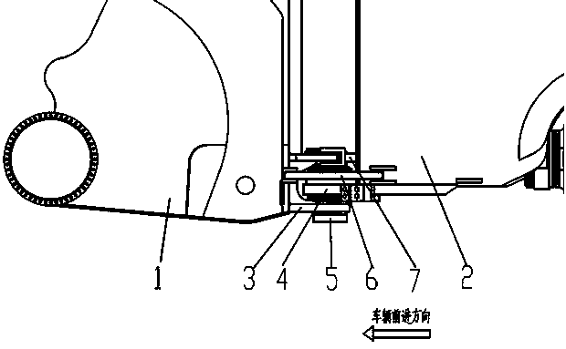 Loader and integrated hinge mechanism thereof